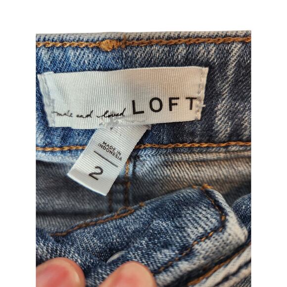 LOFT denim skirt in size 2 - Picture 2 of 5